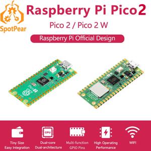 Raspberry Pi Pico 2 RP2350 Pico2 옵션, 2 W ARM Cortex-M33 및 RISC-V Hazard3 520KByte 4MByte QSPI 플래시