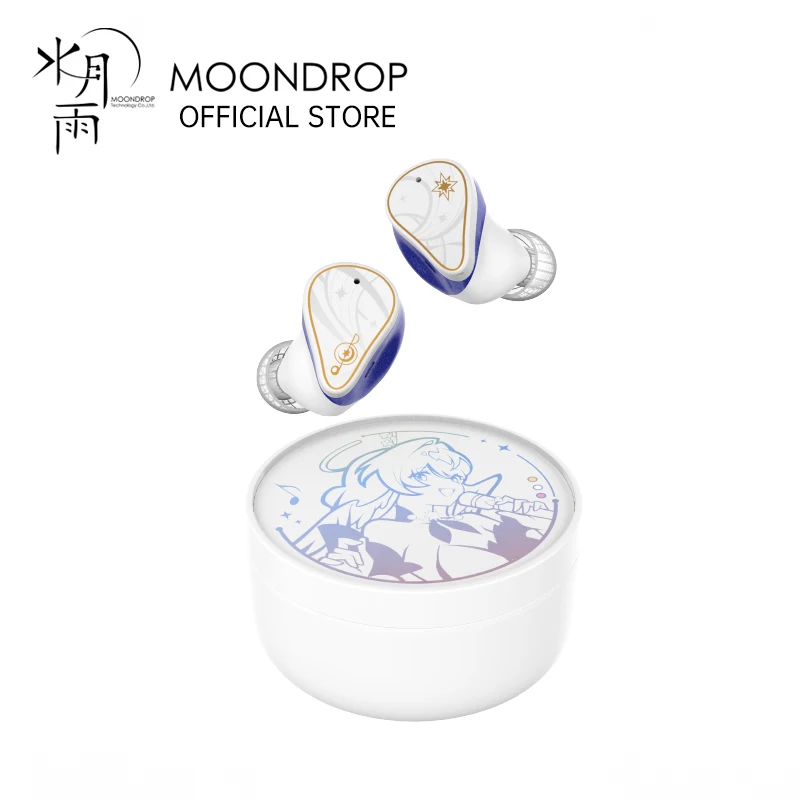 MOONDROP 로빈 이어폰 혼카이 스타 레일 로빈 이어폰, TWS 하이브리드 다이내믹 드라이버 및 평면 드라이버 ANC TWS 이어폰