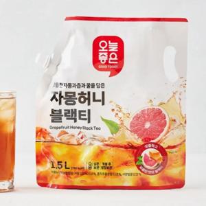 오늘좋은 자몽허니 블랙티 1.5L / 복숭아 아이스티 1.5L