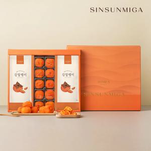 [신선미가] 청도 산지직송 반건시 60g x 10개 + 감말랭이 700g 명절 선물세트