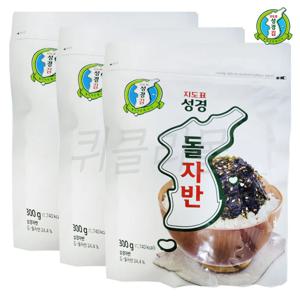 [지도표 성경김] 성경김 돌자반 300g 1개,2개,3개