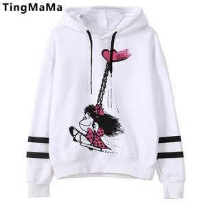 Mafalda hoodies 여성 2021 그래픽 grunge 한국 여성 hoody y2k 미적