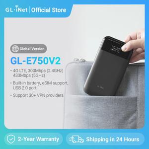 GL.iNet MUDI V2 GL-E750V2, 750Mbps, 1TB Max MicroSD, OpenWrt 4G LTE 라우터 포함