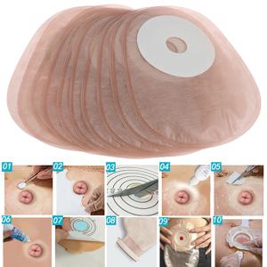 일회용 Ostomy 배수용 단일 파우치, 원피스 시스템, 10PCs