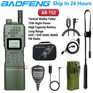 AR-152 BaoFeng 워키토키, HAM 통신, AN /PRC-152 듀얼 밴드, 양방향 라디오, 장거리 월키 톨키 스테이션, 15W 트랜시버