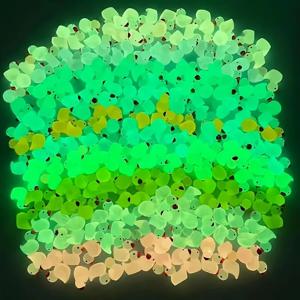미니 형광 노란색 오리 장식 미니어처 피규어, 작은 송진 수공예 마이크로 풍경, DIY 인형의 집 장식 gl, 100PC
