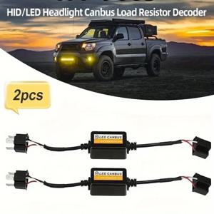 LED Canbus 자동차 헤드라이트 오류 없는 저항기, SUV 안개등, H4 H7 H1 H11 9006 9007 어댑터, 깜박임 방지 도구, 1 ~ 4 개