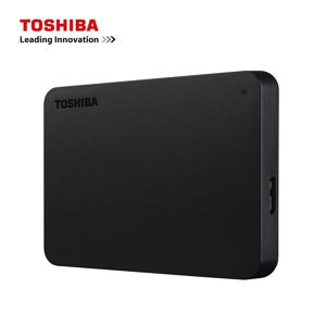 Toshiba A3 HDTB410YK3AA 캔버스 기본 500GB 1TB 2TB 휴대용 외장 하드 드라이브, USB 3.0, 블랙