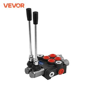 VEVOR 방향 유압 제어 밸브, 더블 액팅, 펌프 유압 실린더 모터에 적합, 2 / 3 스풀, 11GPM, 3600PSI