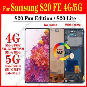 AMOLED LCD 디스플레이 터치 디지타이저 어셈블리, 삼성 Samsung Galaxy S20 FE 5G SM-G781B SM-G781W SM-G7810 SM-G781N / S20 Fan Edition / S20 Lite / S20 FE 4G SM-G780F SM-G780F/DSM SM-G780G 선풍기 에디션