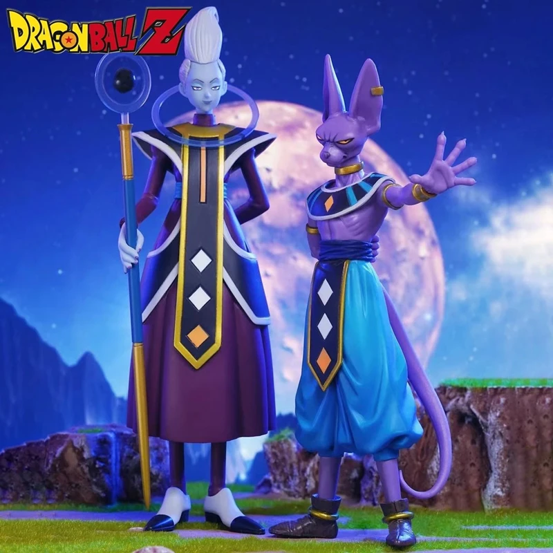 애니메이션 드래곤볼 Z 피규어, 파괴의 신, Dxf Whis 피규어, Beerus 피규어, PVC 조각상 모델 컬렉션, 성인 어린이 장난감