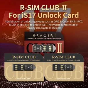 아이폰 ios 11 12 13/14 15 프로 맥스용 RSIM 듀얼 칩 CPU 잠금 해제 카드 스티커, Rsim Club Sim R-SIM CLUB 2