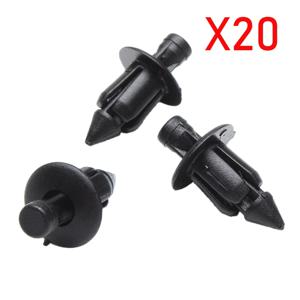 20pcs 오토바이 6mm 7mm 리벳 페어링 바디 트림 패널 패스너 나사 클립 범용 스즈키 가와사키 Yamah