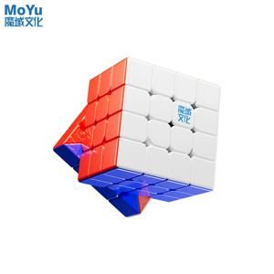 MoYu AoSu V7 UV 볼 마그네틱 매직 큐브, 스티커리스 큐브 마그네틱 매직 AoSu WRM V7 퍼즐, 4x4x4 스피드 큐브