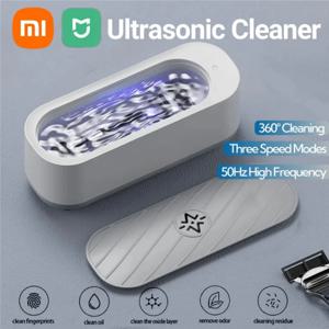 샤오미 Mijia 초음파 세척 기계, 고주파 진동, USB 충전, 360 ° 딥 클린 쥬얼리 안경 클리너, 50kHz