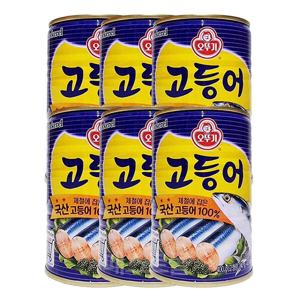 오뚜기 고등어 400g 6개