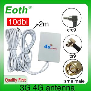 Eoth 3G 4G lte 안테나 10dbi CRC9 커넥터 플러그 안테나 라우터 외부 중계기 무선 모뎀 안테나