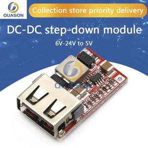 차량용 USB 충전기 모듈 DC 벅 스텝 다운 컨버터, 미세 6-24V, 12V, 24V ~ 5V 3A, 12V, 5V 전원 공급 장치 모듈 양호