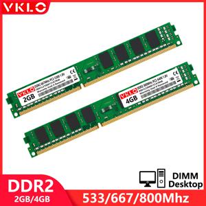 AMD 및 인텔용 데스크탑 메모리 램, DDR2 2GB 4GB PC2 6400 5300 1.8V 240 핀 533 667 800Mhz 컴퓨터 비 ECC DIMM 메모리 램