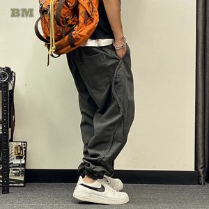플러스 사이즈 일본 streetwear 특대 카고 바지 남성 의류 하라주쿠 캐주얼 조깅 한국 힙합 헐렁한 바지 남성