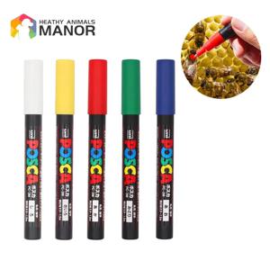 1Pcs 양봉 마크 펜 여왕벌 마커 5 색 옵션 페이드 꿀벌 식별 장비 양봉 도구