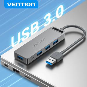 Vention-usb-c 허브 고속 4 포트 멀티 타입 c-usb 3.0 허브 분배기 어댑터, MacBook Pro iPad Pro Xiaomi Lenovo