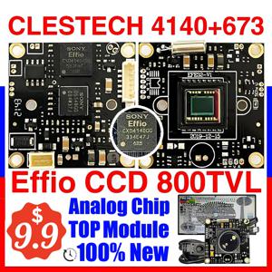 CLESTECH 소니 Effio-E CCD 회로 기판, HD CCTV 카메라, 32x32 모니터 아날로그 모듈 현미경, 4140 + 673 칩, 100% 신제품