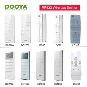 Dooya RF433 커튼 모터 DT52E,KT/DT82TN TV/KT320E/DT360 용 Dooya DC2700 DC2760 DC90 KC146 DC92 DC251 DC2702 DC1600 DC1602