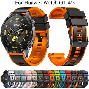 화웨이 워치 GT 4 용 스마트 워치 밴드 벨트, 스트랩 손목 밴드, 22mm, 46mm, GT 3 2 GT3 GT2 프로, 46mm 실리콘 시계 밴드 팔찌