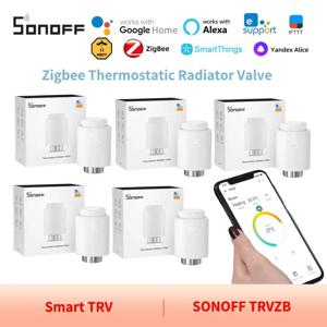 SONOFF 스마트 TRV 지그비 온도 조절 라디에이터 밸브, TRVZB 홈 난방 온도 제어 지지대, 알렉사 구글 ZHA MQTT ewelink