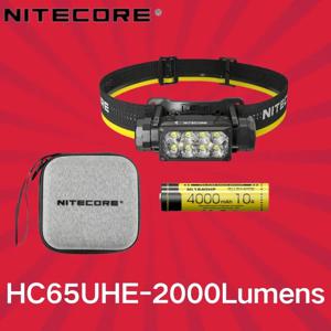 NITECORE HC65 UHE USB-C 충전식 헤드램프, 흰색, 빨간색, 독서등, 배터리 포함, 2000 루멘