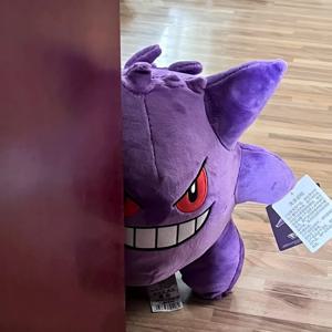 애니메이션 포켓몬 Gengar 봉제 인형, Gongar 봉제 인형, Gastly Evolution Haunter, Kawaii 만화 Gengar Peluche, 크리스마스 생일 선물