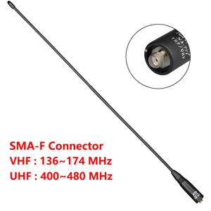 워키 토키 안테나 SMA-F RTD NA-771 VHF/UHF 136~174/400~480 Mhz Baofeng UV 5R Quansheng UV K5 K58용 고이득 안테나