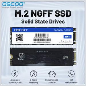 OSCOO 노트북용 내장 솔리드 스테이트 드라이브, SSD M2, 512GB, SATA 2280, 128GB, 256GB, M.2 2280, NGFF 하드 드라이브 디스크