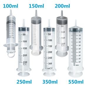 대용량 주사기 재사용 가능한 펌프, 50cm 100cm 호스 잉크, 세척 가능한 흡입 인젝터, 오일 유체 물용, 100-550ml