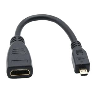 마이크로 HDMI to HDMI 데이터 변속기 라인 케이블, 라즈베리 파이 5, 파이 4, 히어로 7, 6, A6000 카메라, HDTV 15cm, 4K, 60Hz