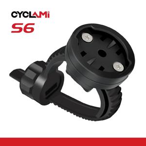 CYCLAMI S6 자전거 GPS 컴퓨터 마운트 거치대 브래킷, 자전거 조명 스탠드, 가민 XOSS 범용 회전 헤드라이트에 적합