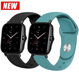 스마트 워치 실리콘 팔찌 시계 스트랩, Amazfit gts, 4, 3, 2, gts2, 4 미니, Gtr4, 3, 2, 2e, 47mm, 20mm, 22mm