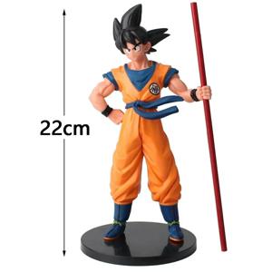 드래곤볼 손오공 슈퍼 사이어인 애니메이션 피규어, 손오공 DBZ 액션 피규어 모델 선물, 소장용 인형, 어린이 생일 선물, 22cm, 신제품