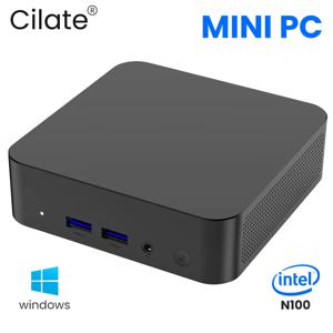 Cilate M6 PLUS 미니 PC 게이머 데스크탑 게이밍 컴퓨터, 인텔 셀러론 N100, WiFi5, BT4.2, 16GB, 256GB