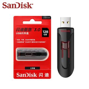 SanDisk 정품 USB 3.0 펜 드라이브, 고속 256GB, 128GB, 32GB 미니 USB 3.0, 16GB 플라스틱 메모리 스틱, CZ600