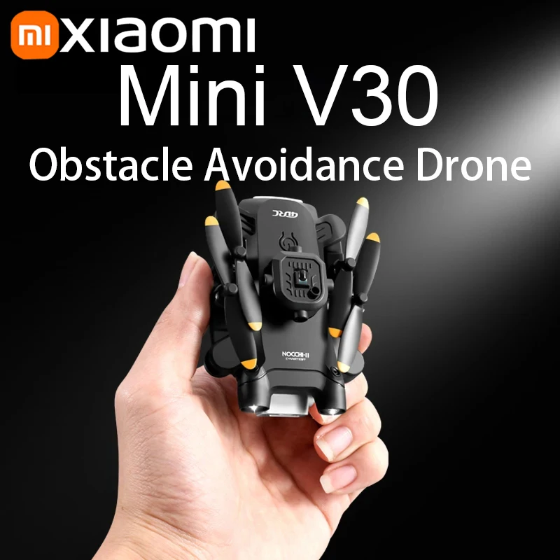 샤오미 미니 V30 드론 8K 항공 HD 전문 RC 드론, 5 면 장애물 회피 헬리콥터, 편리한 UAV 크리스마스 선물