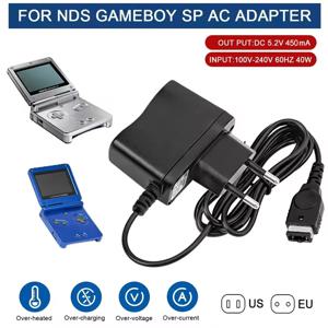 닌텐도 DS NDS GBA SP 게임보이 어드밴스 SP 전원 공급 장치 충전 케이블, AC 충전기 어댑터, EU 미국 플러그, 닌텐도 액세서리