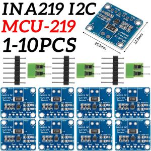 MCU-219 INA219 I2C IIC 제로 드리프트 양방향 전류 전력 모니터링 센서 모듈, 브레이크 아웃 모니터링 모듈