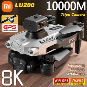 샤오미 LU200 프로 RC 드론, 8K GPS HD 항공 사진, 트리플 카메라, 무지향성 장애물 회피, 브러시리스 드론, 10000m