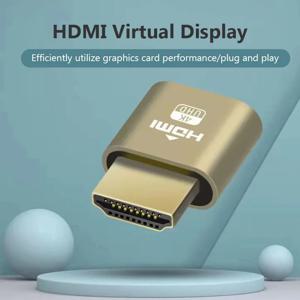 HDMI 호환 더미 플러그 가상 디스플레이 헤드리스 고스트 디스플레이 에뮬레이터, 비트코인 마이닝용, 4K DDC EDID 더미 에뮬레이터 어댑터