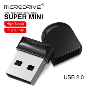 마이크로드라이브 슈퍼 미니 USB 플래시 드라이브, 방수 펜드라이브, 128GB, 64GB, 32GB, 16GB, 8GB, 실제 용량 USB 2.0 메모리 스틱, 썸드라이브