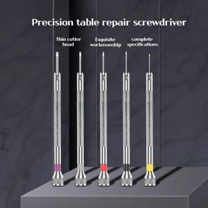 정밀 시계 수리 스크루 드라이버, 미니 슬롯 스크루 드라이버, 정밀 기기 수리 수공구, 0.8-1.6mm