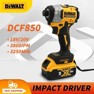 Dewalt DCF850 해머 드릴, 20V 임팩트 드라이버, 205NM 브러시리스 모터, 무선 충전식 스크루 드라이버, 전기 임팩트 드릴