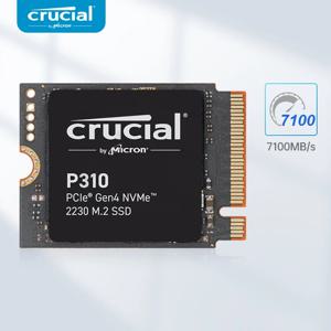 Crucial NVMe SSD 2230 7100 MB/s 1TB 2TB SSD M2 PCIe4.0Gen4 내장 솔리드 스테이트 드라이브, 스팀 데크 마이크로소프트 서피스 프로 7, 8, 9, x용